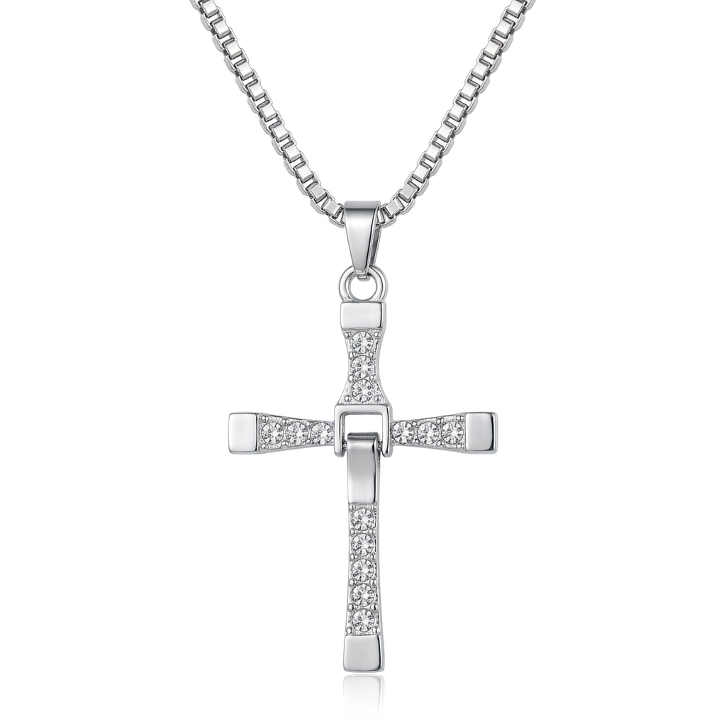 Collar Cruz de Acero