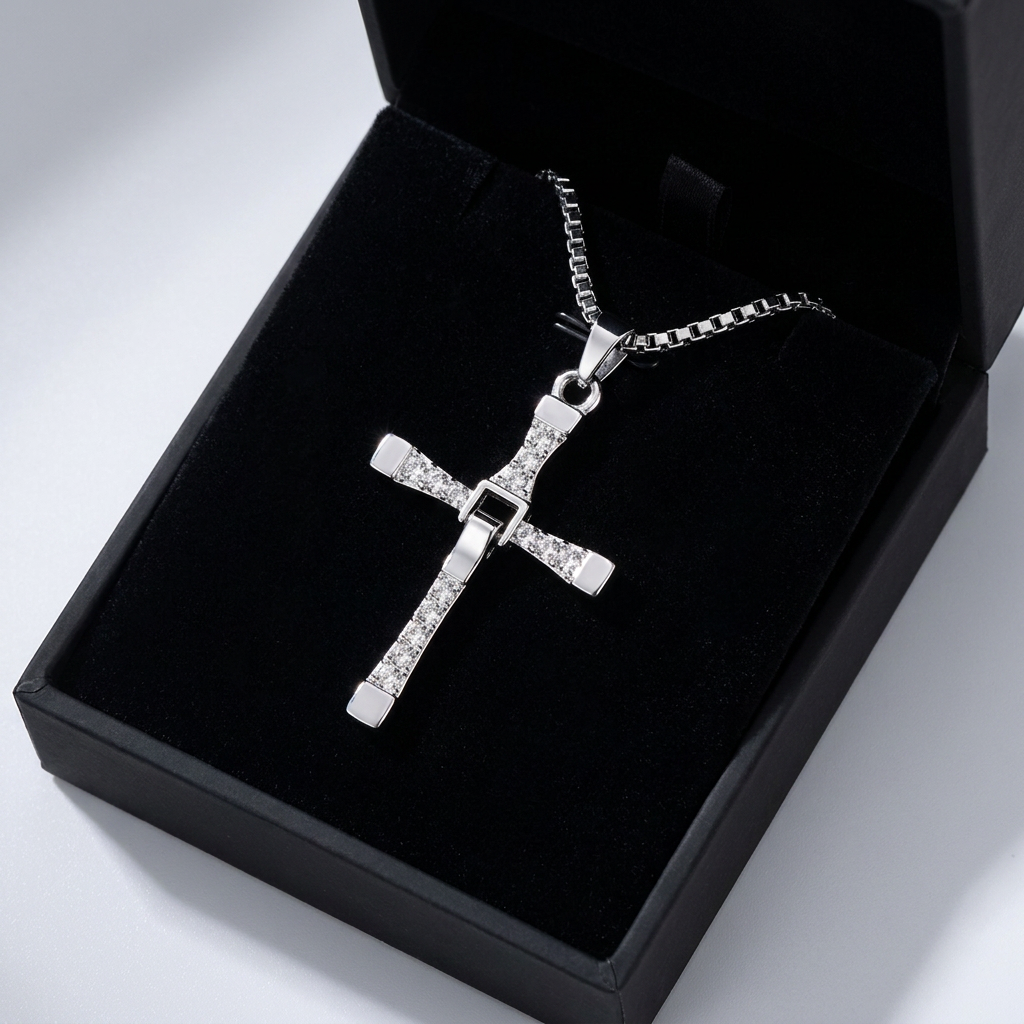 Collar Cruz de Acero